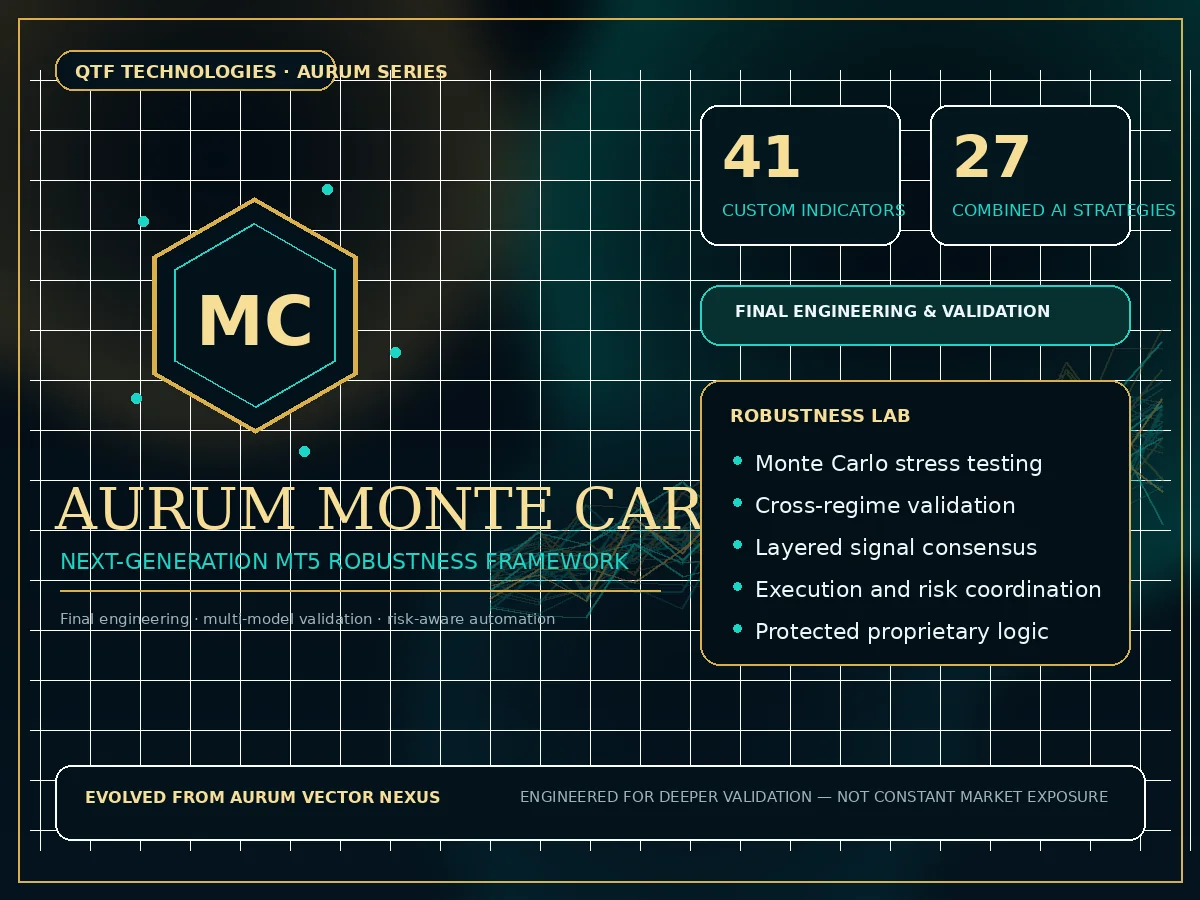 Aurum Monte Carlo advanced trading-framework artwork